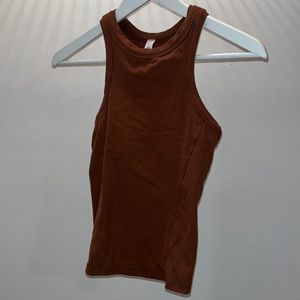 Nulu racer back tank top